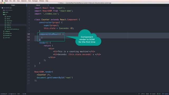 Lession 05 React js#5 State and Lifecycle of a React component смотреть онлайн