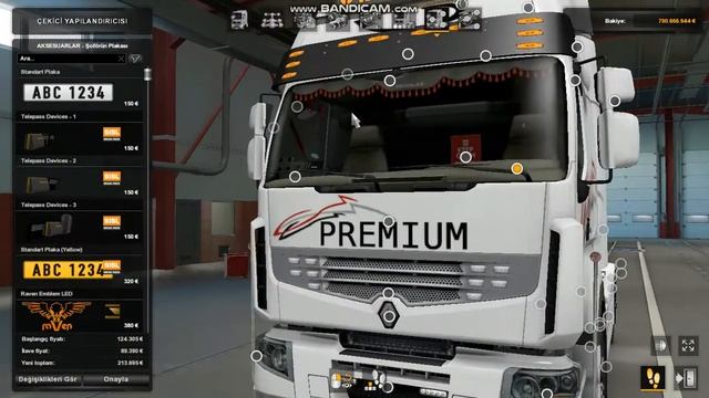Ets 2 Renault Premium Reworked 1.39 (Modun linki açıklama kısmında) смотреть онлайн