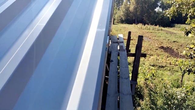 Крыша з ЛСТК! Карнизный узел! ОШИБКА в системе водоотвода! смотреть онлайн