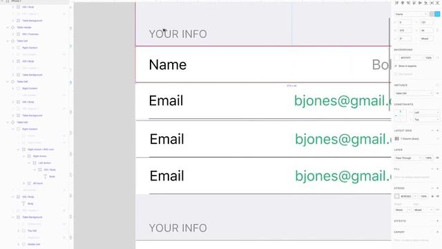 Figma Table Row Component смотреть онлайн
