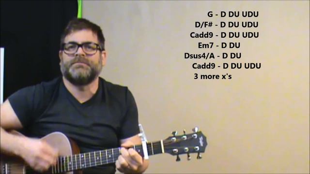 How to play "Name" by The Goo Goo Dolls on acoustic guitar (Made Easy) смотреть онлайн