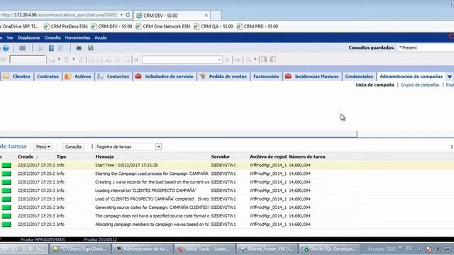 Oracle Siebel CRM Importación de Contactos Cuentas y generación de Campaña con Lista смотреть онлайн