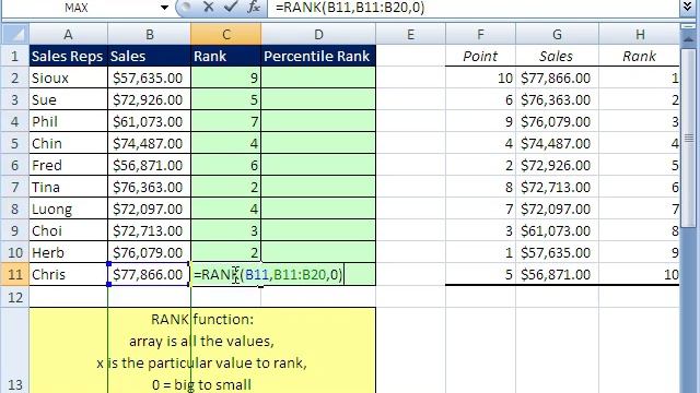 Excel Statistics 38: Data Analysis Add-in Rank & Percentile смотреть онлайн