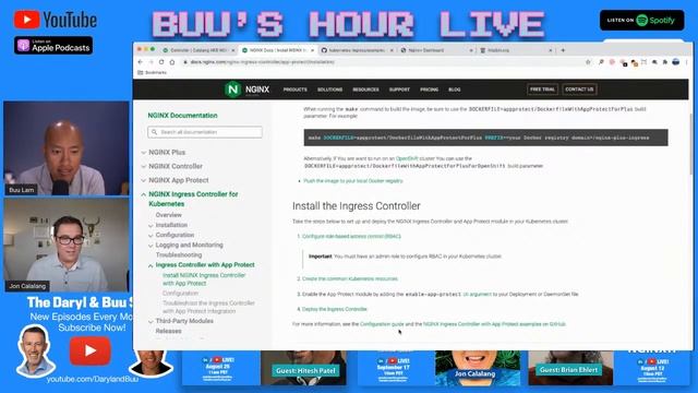Show Me Your Deployments! F5 Kubernetes Ingress Controller Updates w/Jon Calalang - Buu's Hour смотреть онлайн