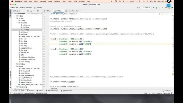 Python For Network Automation: How to do automation via Paramiko | Skilled Inspirational Academy смотреть онлайн