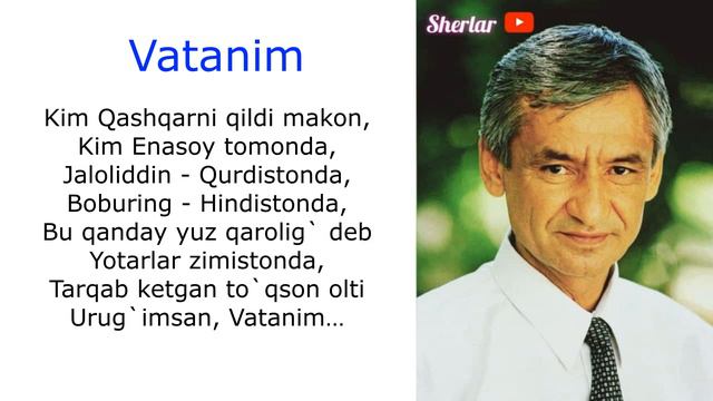 Muhammad Yusuf Vatanim sheri audio | Мухаммад Юсуф Ватаним Шери аудио смотреть онлайн