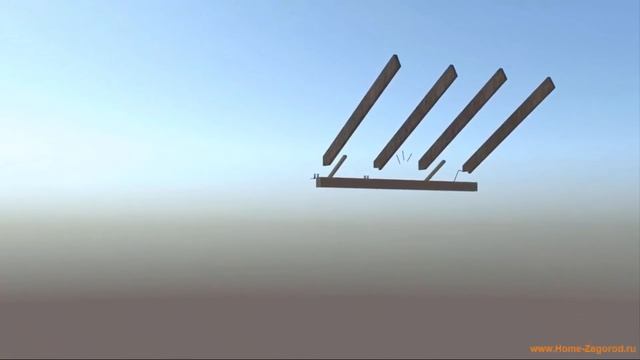 УЗЛЫ КРЕПЛЕНИЯ СТРОПИЛ К МАУЭРЛАТУ И КОНЬКУ 2 смотреть онлайн