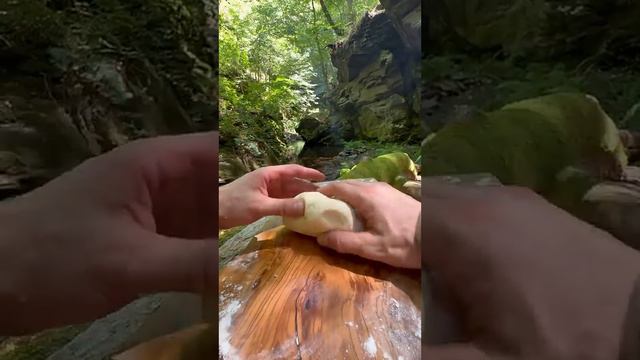 приготовление хрустящей курицы с картофельными лепешками на открытом воздухе