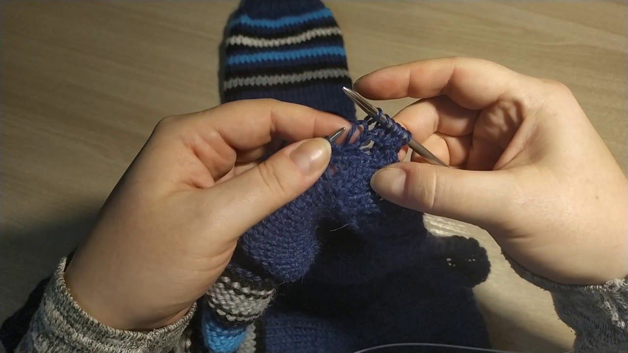 Кофта спицами 1-2 годика. МК. 3 часть. смотреть онлайн