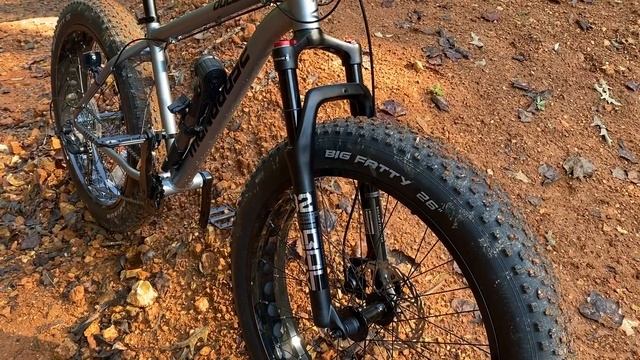 MODIFIED Mongoose Dolomite ALX Fat Tire Bike - Does a Suspension Fork make it good for Trail Riding смотреть онлайн