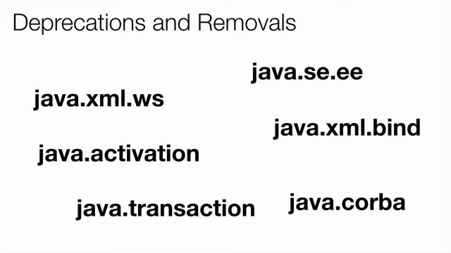 Java 11 Features - Features Removed смотреть онлайн
