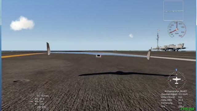 Archaeopteryx RC - the making of, with AutoCAD 2013 and aerofly5 смотреть онлайн