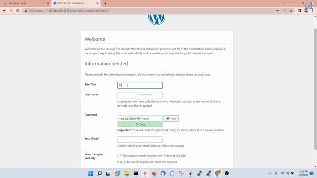 Tutorial Cara Install Wordpress Pada Portainer | Linux Indonesia