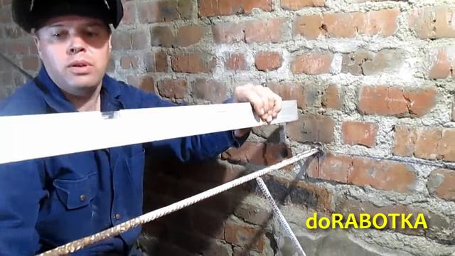 Полка в погребе. Простой и надежный способ крепления полки к стене от DoRABOTKA