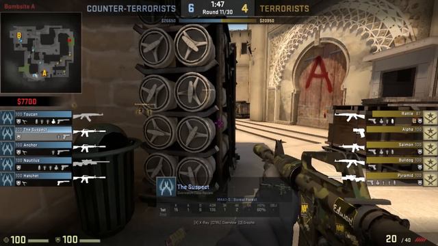 Blatant Wallhacker (CS:GO Overwatch #30) смотреть онлайн