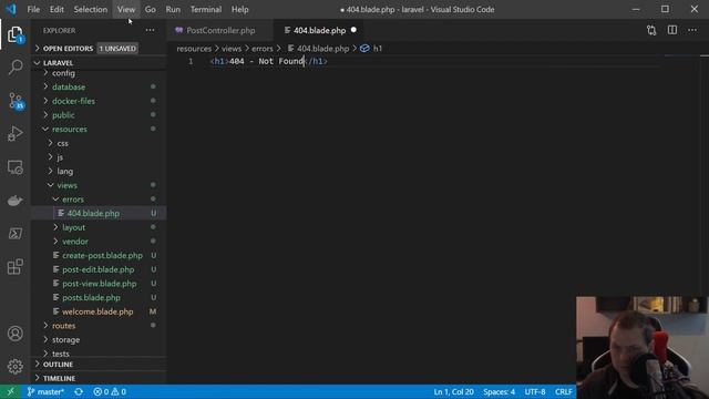 Laravel for beginners - Error handling with Laravel смотреть онлайн