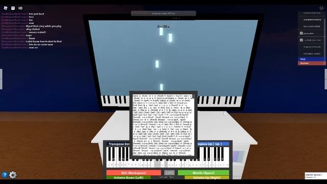 Roblox Virtual Piano: Alan Walker - Faded (Easy) (Transposed) смотреть онлайн