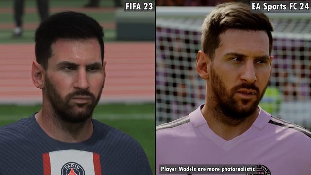 FIFA 23 vs. EA Sports FC 24 Comparison | Graphics, Player Models, FPS Test & Gameplay смотреть онлайн
