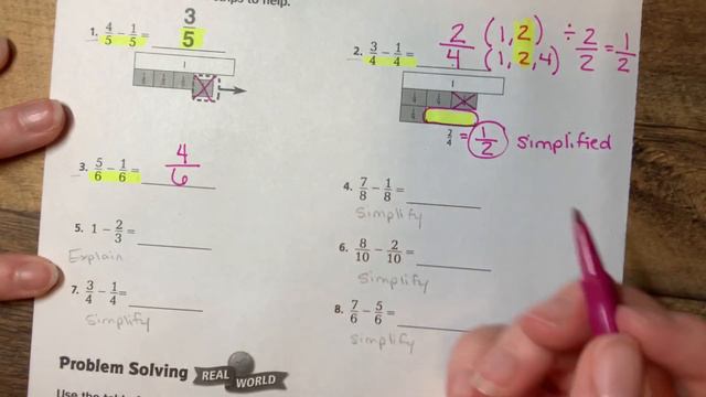 Day 32 - May 22 - Subtract Fractions Using Models pg 124 смотреть онлайн
