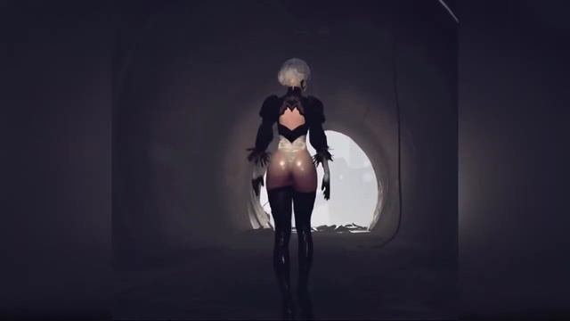 Nier: Automata 2B walking compilation смотреть онлайн