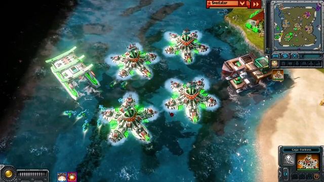 Очень странный матч FFA в Red Alert 3 Remix Mod смотреть онлайн