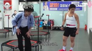 «Бомгю — лучший спортсмен» прыжки на батутах , эпизод 1