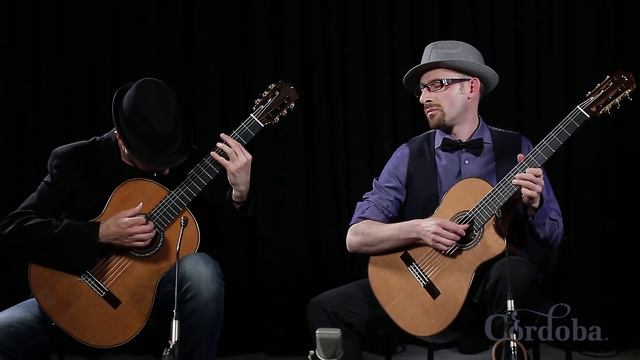 Córdoba C12 & CE Custom Demo - Bart Howard's "Fly Me To The Moon" by the Bruskers Guitar Duo смотреть онлайн