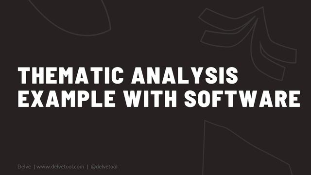 Thematic Analysis | Explanation and Step by Step Example смотреть онлайн