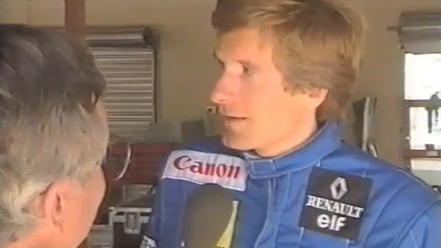 1990 January 15 - Williams F1 Team (Boutsen & Patrese) 1st Day Testing @ Kyalami