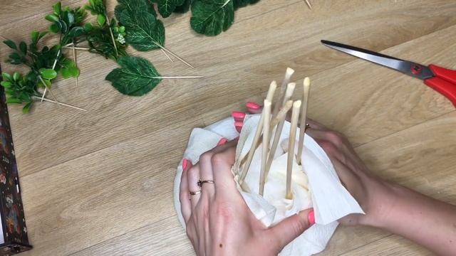 Букет в руку на жестком основании/Заливаем цветы/Собираем букет/Мыловарение/Soap/Ароматик смотреть онлайн