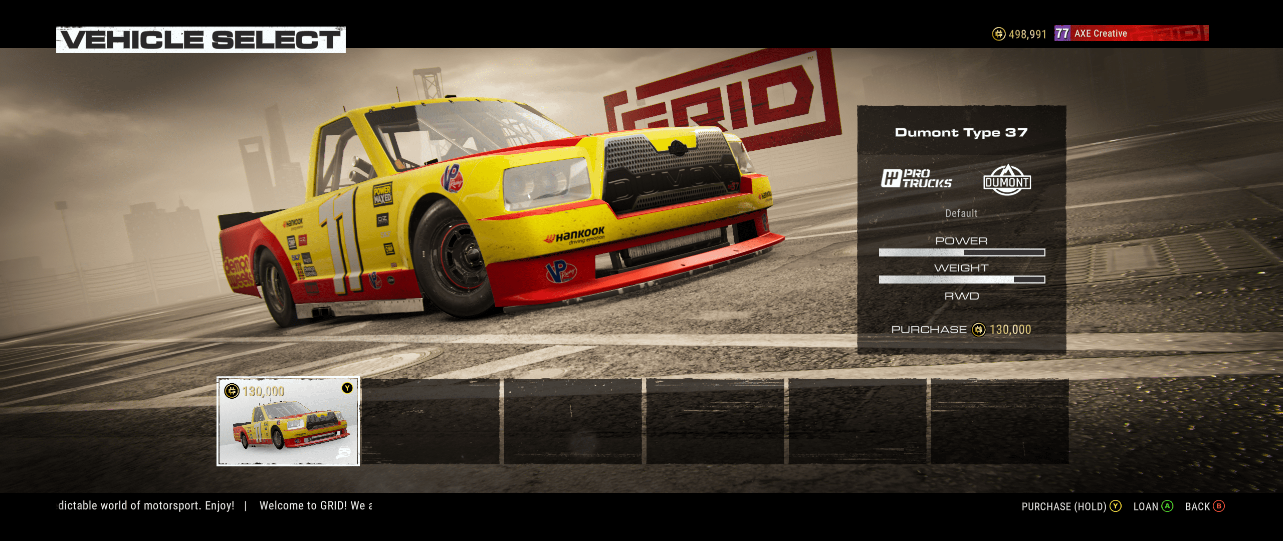 GRID (2019) - Dumont Type 37