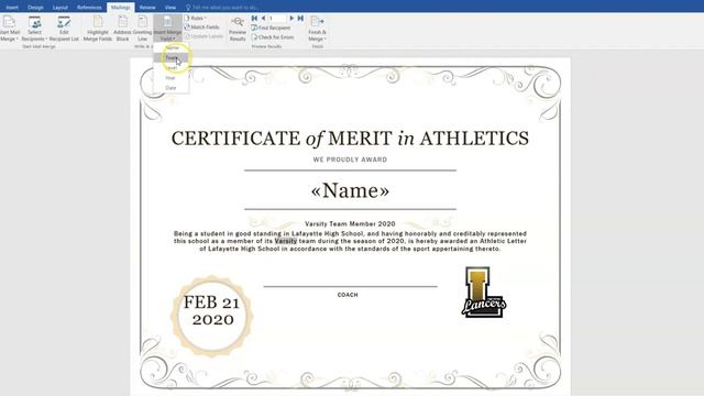 Using Mail Merge For Documents and Certificates in Excel and Word смотреть онлайн