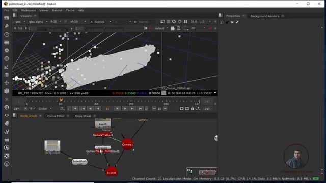 Nuke - Point Cloud Generator & Matchmove in Nuke [Tips&Tricks] EPS 06 || 3D Point Generator Tutoria смотреть онлайн
