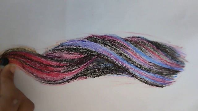 colourful hair sketch tutorial .....step by step hair sketch ✏️ смотреть онлайн