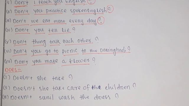 Intergativ negative of present simple tense / intergative negative sentence/ present simple смотреть онлайн