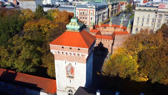 Kraków z drona | Wawel, Rynek, Barbakan | 4K Cracow Drone смотреть онлайн