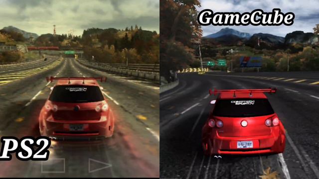 Сравнение PS2 и GameCube версий NFS MW 2005