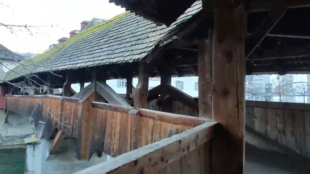 Люцерн, Швейцария. Декабрь, 2021. смотреть онлайн