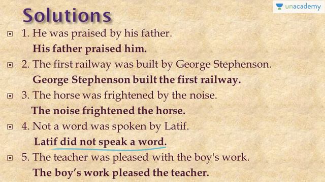 Wren & Martin English Grammar- Worksheet 5 - Passive into Active (in Hindi) смотреть онлайн