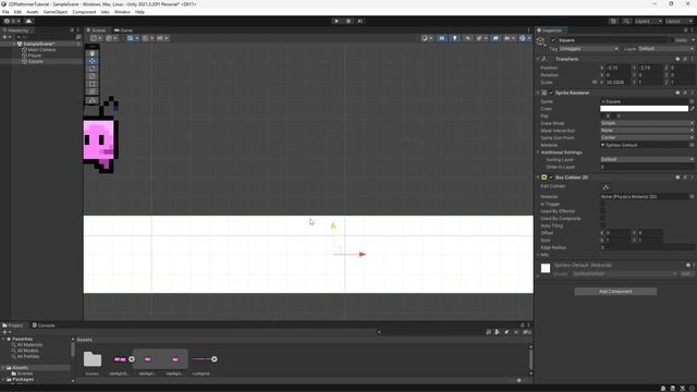 Player Movement and Sprite Importing | Unity 2D Platformer Tutorial #1 смотреть онлайн