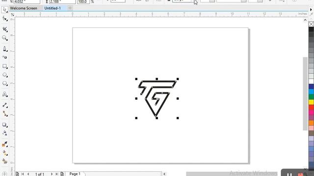 Corel Draw Design. T G logo in Corel Draw. Corel Draw Tutorial. #logo #logodesign #coreldraw смотреть онлайн