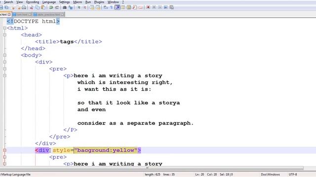 Useful HTML Tags (div, Pre, Hr, Label, Hr, Empty Tags, Nested Tags) Very Useful Video #19