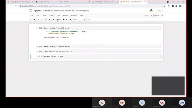 PYTHON FOR FINANCE...NUMPY FINANCIAL PACKAGE смотреть онлайн