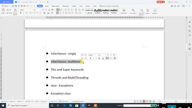 Core Java Table Of Content 1 смотреть онлайн