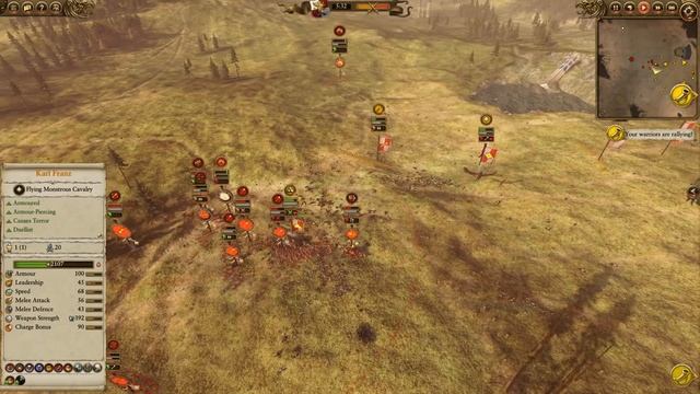 Tank Commander KARL - Empire vs Lizardmen // Total War: Warhammer II Online Battle смотреть онлайн