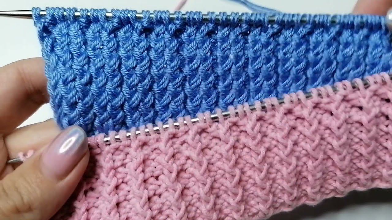 Классная эластичная резинка спицами. Очень красивая с обеих сторон смотреть онлайн