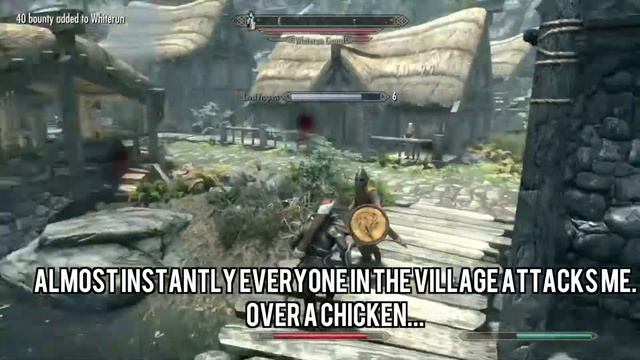 What Happens When You Kill A Chicken In Skyrim? смотреть онлайн