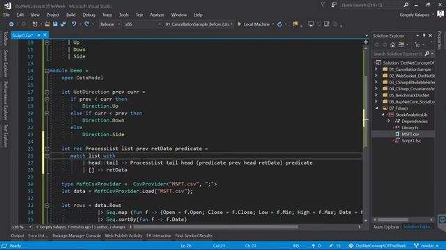 F# in 15 minutes - .NET Concept of the Week - Episode 7 смотреть онлайн