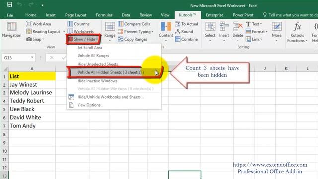Quickly Unhide All Rows And Columns In Excel смотреть онлайн