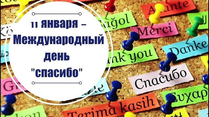 11 Января Международный день СПАСИБО! смотреть онлайн